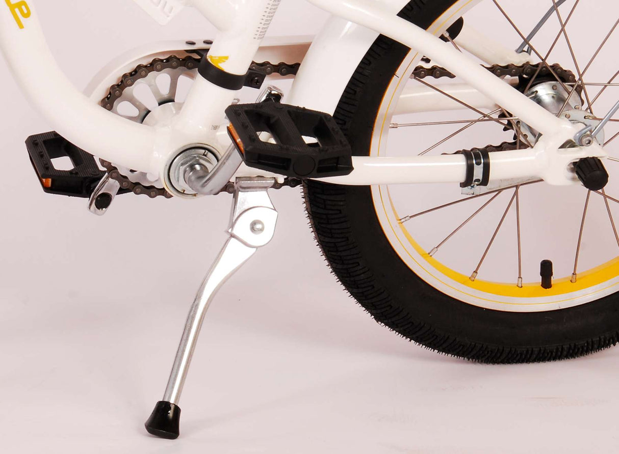 Volare Miracle Cruiser Kinderfahrrad - Mädchen - 16 Zoll - Weiß - Prime Collection
