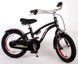 Volare Miracle Cruiser Kinderfahrrad - Mädchen - 14 Zoll - Mattschwarz - Prime Collection