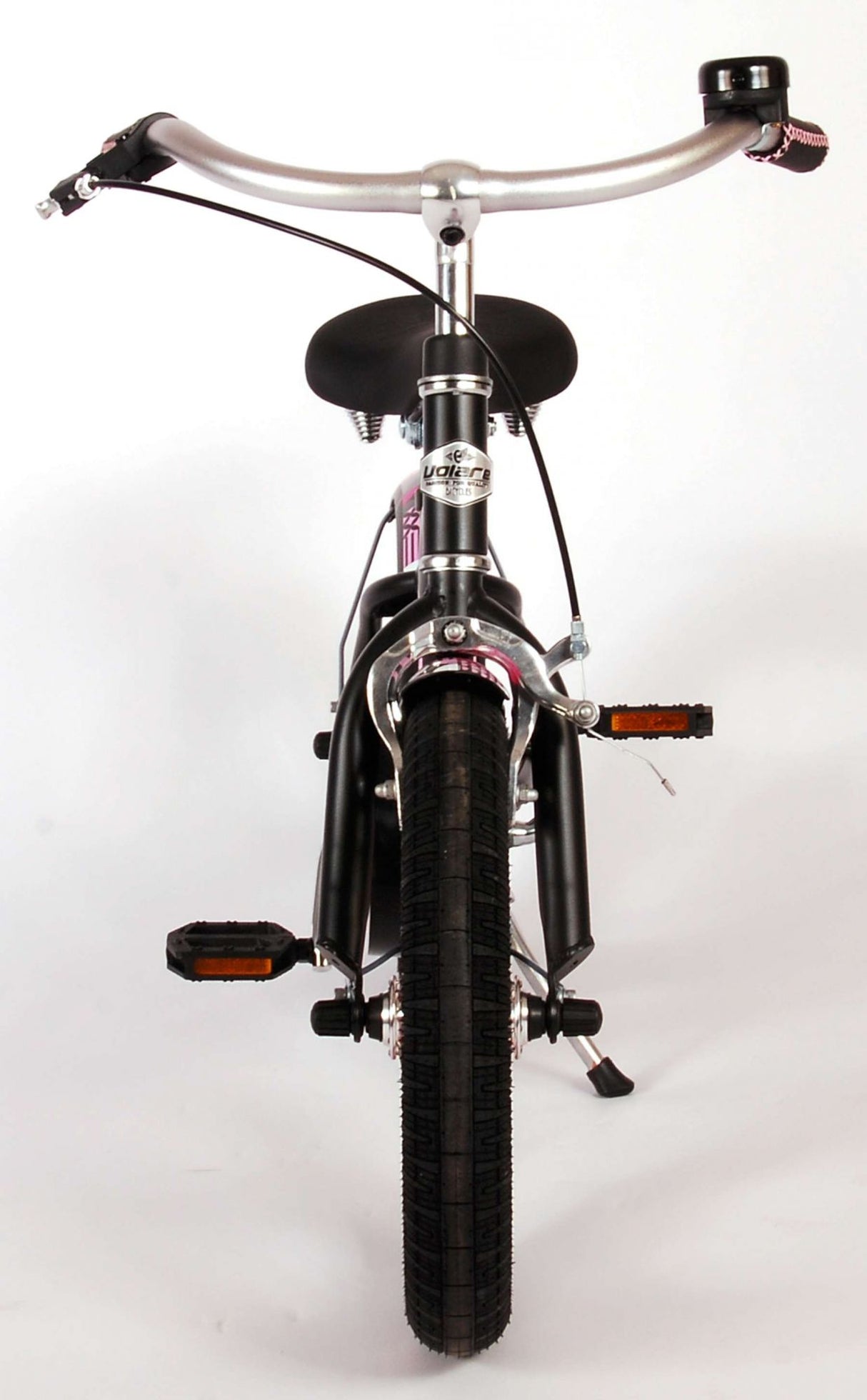 Volare Miracle Cruiser Kinderfahrrad - Mädchen - 14 Zoll - Mattschwarz - Prime Collection