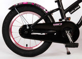 Volare Miracle Cruiser Kinderfahrrad - Mädchen - 14 Zoll - Mattschwarz - Prime Collection