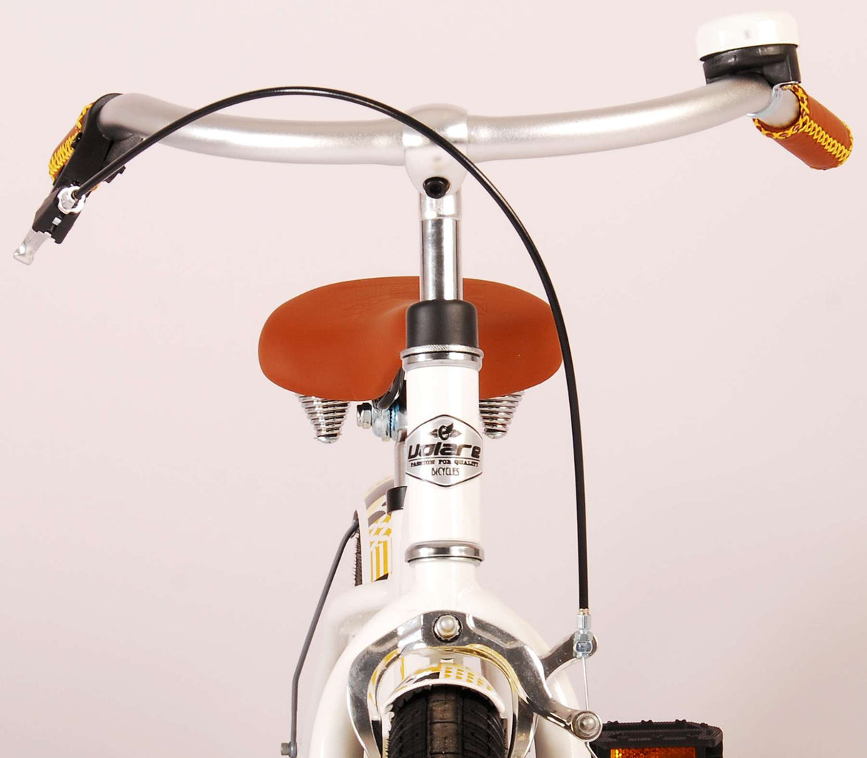 Volare Miracle Cruiser Kinderfahrrad - Mädchen - 14 Zoll - Weiß - Prime Collection