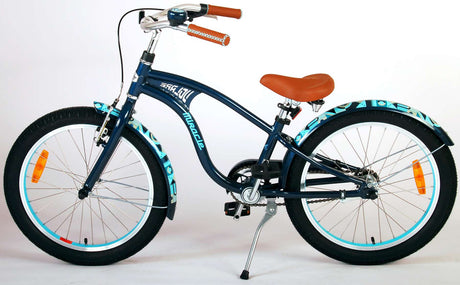 Kinderfahrrad in mattem Blau fÃ¼r einen stylischen Look