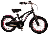 Volare Miracle Cruiser Kinderfahrrad - Mädchen - 14 Zoll - Mattschwarz - Prime Collection