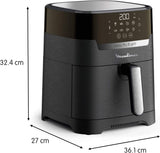 Abmessungen der Moulinex-Heissluftfritteuse-4,2L
