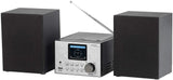 auvisio IRS-500.mini Micro-Stereoanlage mit Webradio, DAB+, FM, CD, Bluetooth, USB, 60 Watt