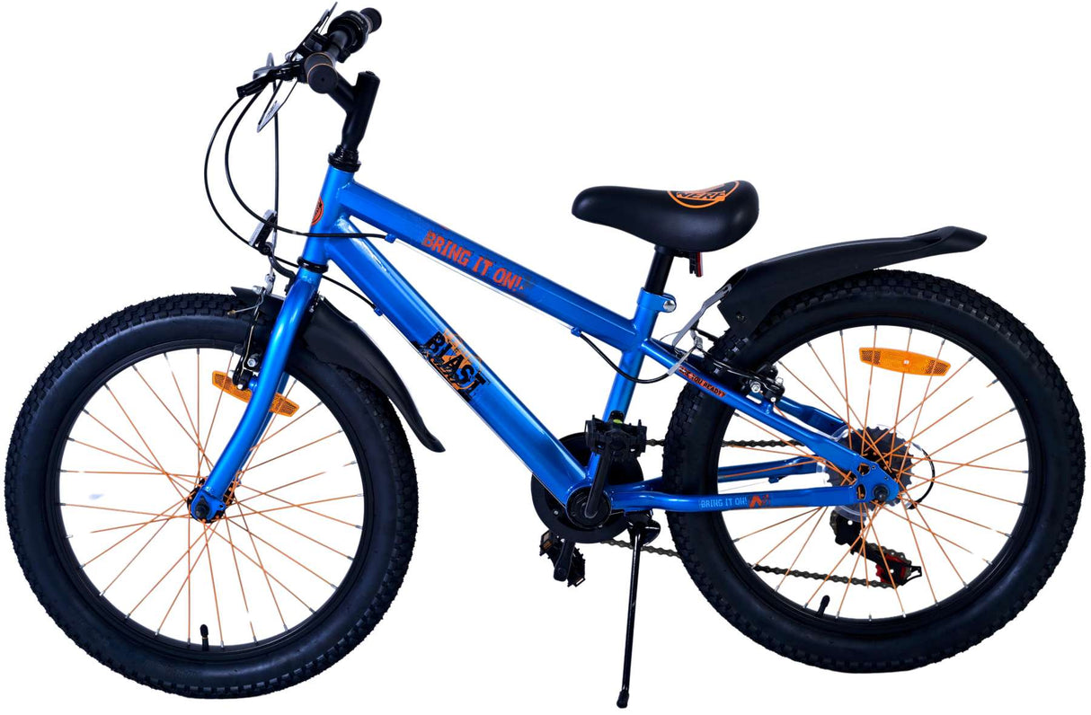 Volare NERF Kinderfahrrad für Jungen - 20 Zoll - Satin Blau - 6 Gang