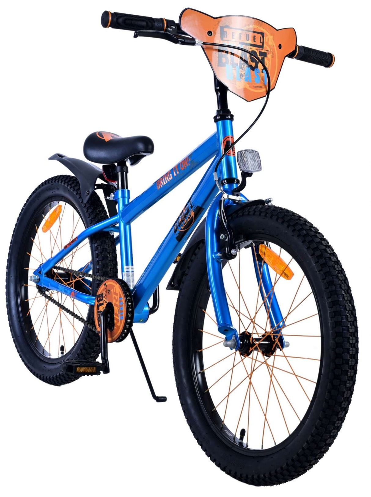 Volare NERF Kinderfahrrad für Jungen - 20 Zoll in Satinblau mit Sicherheitsfeatures