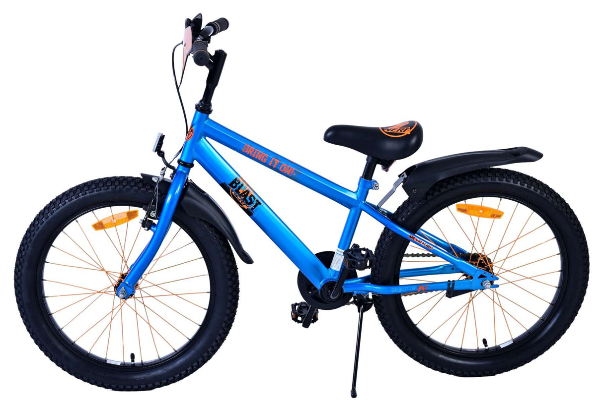 Volare NERF Kinderfahrrad für Jungen - 20 Zoll in Satinblau mit Sicherheitsfeatures