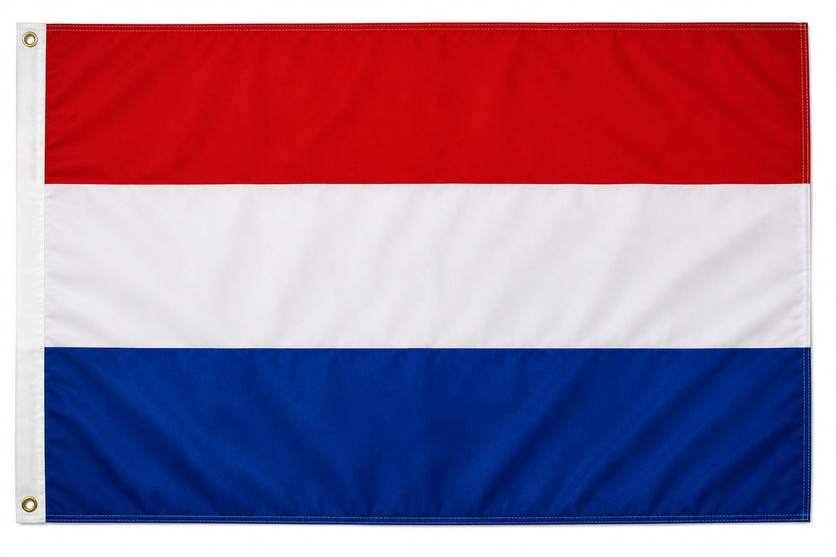 Flagge Holland / Niederlande 90 x 150 cm Fahne mit 2 Ösen 100g/m² Stoffgewicht Hissen