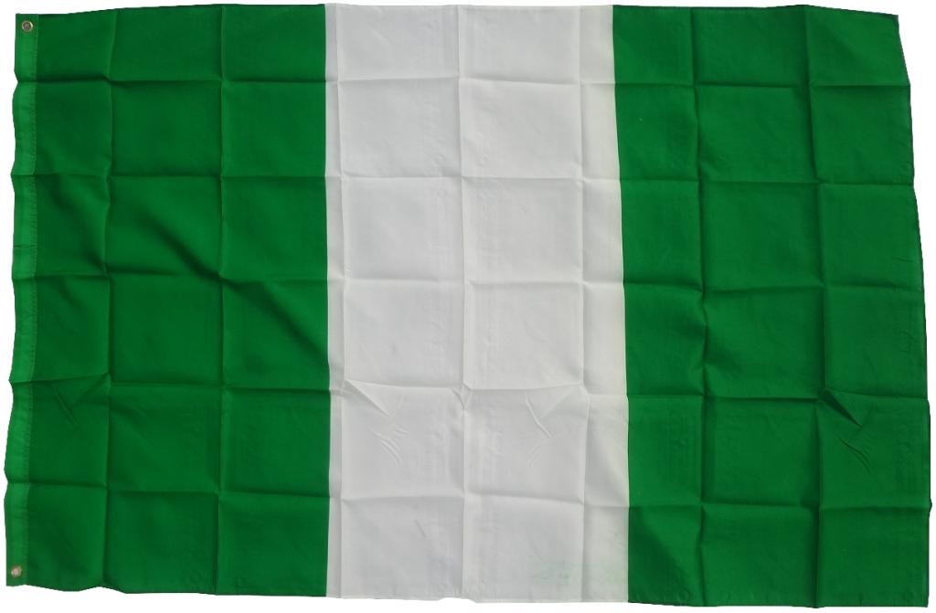 Flagge Nigeria Nigerien 250 x 150 cm Fahne mit 3 Ösen 100g/m² Stoffgewicht Hissflagge