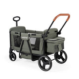 BabyTrold Adventure Bollerwagen für Kinder 2-Sitzer faltbar mit XXL-Verdeck