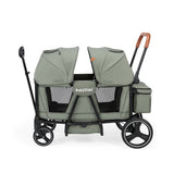BabyTrold Adventure Bollerwagen für Kinder 2-Sitzer faltbar mit XXL-Verdeck