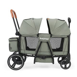 BabyTrold Adventure Bollerwagen für Kinder 2-Sitzer faltbar mit XXL-Verdeck