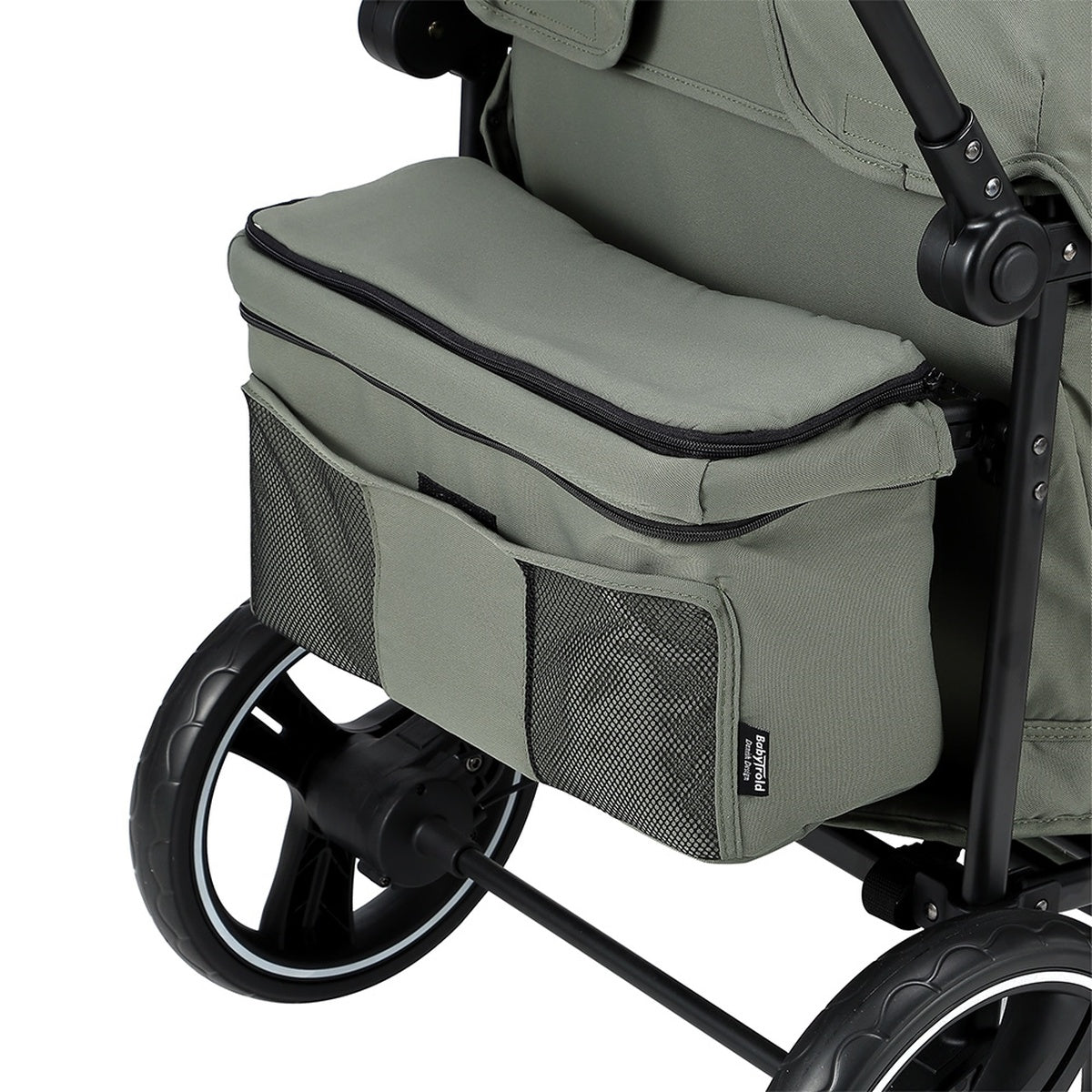 BabyTrold Adventure Bollerwagen für Kinder 2-Sitzer faltbar mit XXL-Verdeck