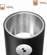 BeperP101CAF250 mobile Espressomaschine rostfreier Edelstahl in der Innenseite