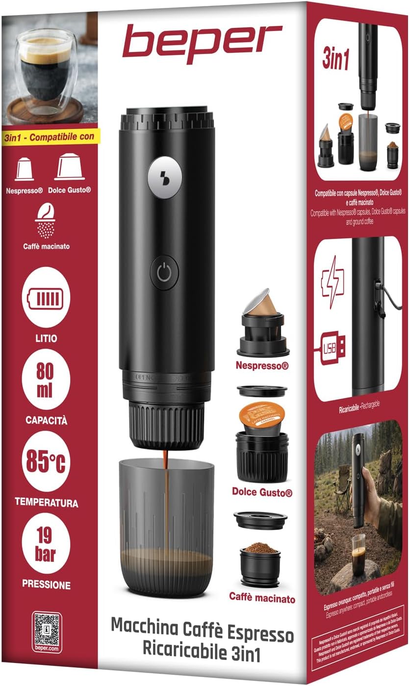 BeperP101CAF250 mobile Espressomaschine Originalverpackung