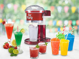 Beper P102GEL100 Ice Crusher mit verschiedenen Getränken und Eissorten