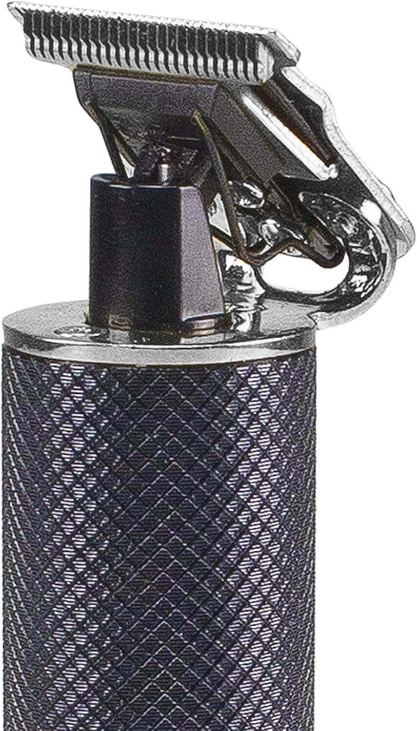 Beper P304CAP001 Präzisions-Haarschneider & Barttrimmer, wiederaufladbar, Edelstahl, Schwarz, IPX5, 4 Aufsteckkämme