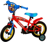 Volare Paw Patrol Kinderfahrrad - Jungen - 12 Zoll - Rot / Blau