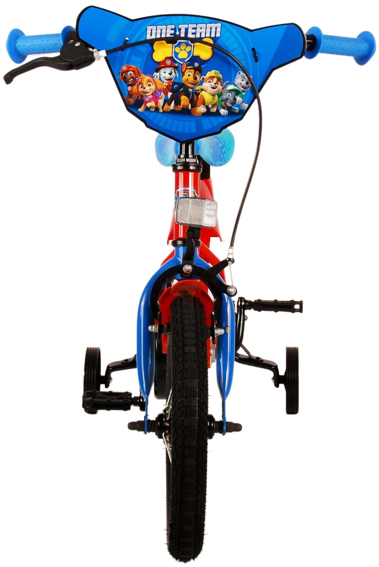 Volare Paw Patrol Kinderfahrrad - Jungen - 14 Zoll - Rot/Blau