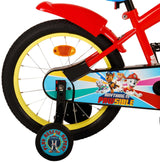 Paw Patrol Kinderfahrrad - Jungen - 16 Zoll - Rot Blau