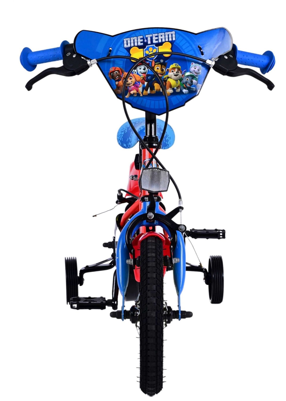 Volare Paw Patrol 12-Zoll-Kinderfahrrad Blau mit zwei Handbremsen - Sicherheit, Komfort und Spaß für jedes Kind!