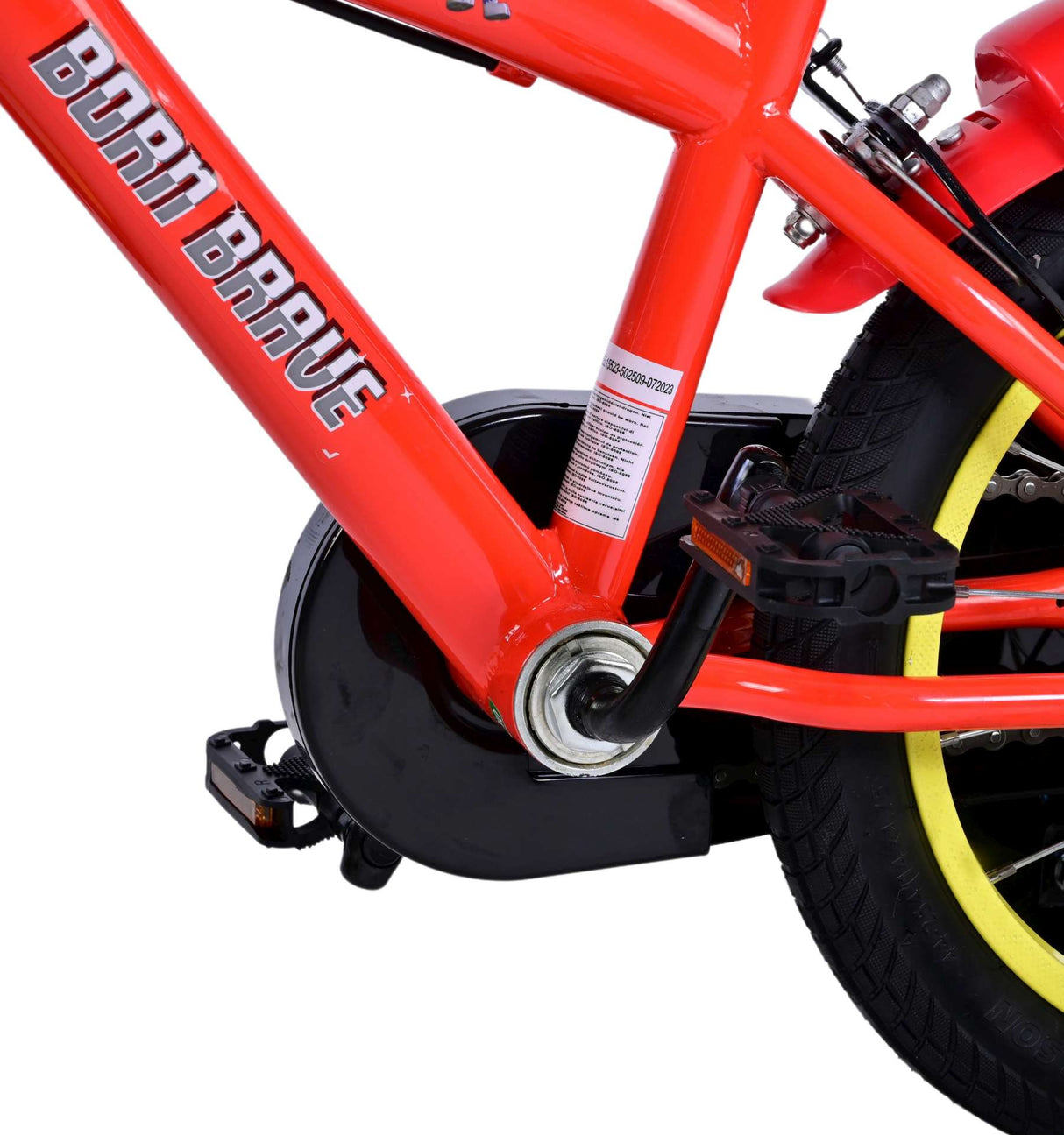 Volare Paw Patrol 21510 14-Zoll-Kinderfahrrad Rot Blau mit zwei Handbremsen - Sicherheit, Komfort und Spaß für jedes Kind!