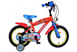 Paw Patrol 21510 14-Zoll-Kinderfahrrad Rot Blau mit zwei Handbremsen - Sicherheit, Komfort und Spaß für jedes Kind!