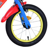 Volare Paw Patrol 21510 14-Zoll-Kinderfahrrad Rot Blau mit zwei Handbremsen - Sicherheit, Komfort und Spaß für jedes Kind!