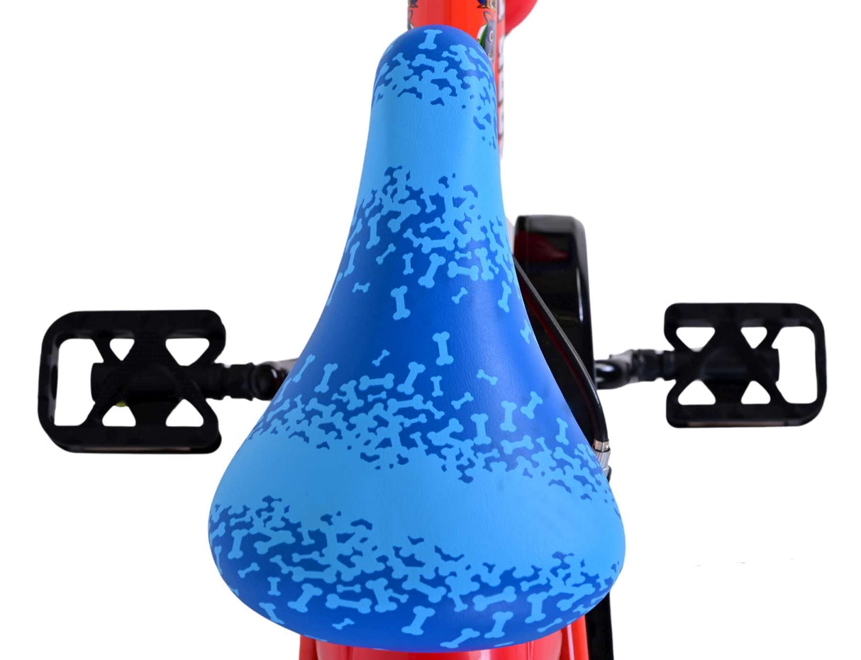 Volare Paw Patrol 21510 14-Zoll-Kinderfahrrad Rot Blau mit zwei Handbremsen - Sicherheit, Komfort und Spaß für jedes Kind!