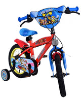Volare Paw Patrol 21510 14-Zoll-Kinderfahrrad Rot Blau mit zwei Handbremsen - Sicherheit, Komfort und Spaß für jedes Kind!