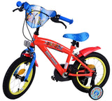 Volare Paw Patrol 21510 14-Zoll-Kinderfahrrad Rot Blau mit zwei Handbremsen - Sicherheit, Komfort und Spaß für jedes Kind!