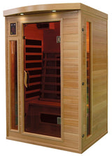 PureHaven Infrarotkabine 120x105x190 cm aus Pacific Coast Hemlock-Holz Bluetooth-Soundsystem Timer Lichttherapie in 4 Farben digitale Steuerung