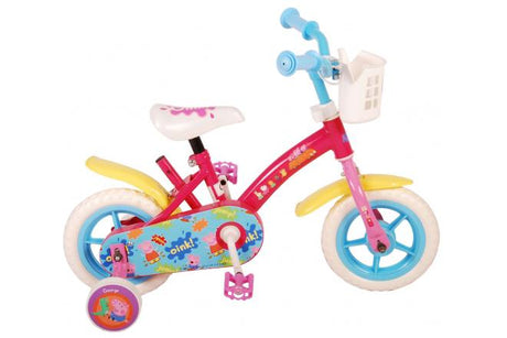 Peppa Pig 10 Zoll Kinderfahrrad fÃ¼r eine unvergessliche Fahrradparty!