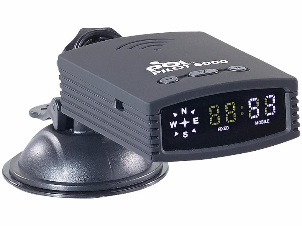 POI Pilot 6000 GPS Blitzer und Radarwarner Gefahren-Warner mit POI-Daten für Europa