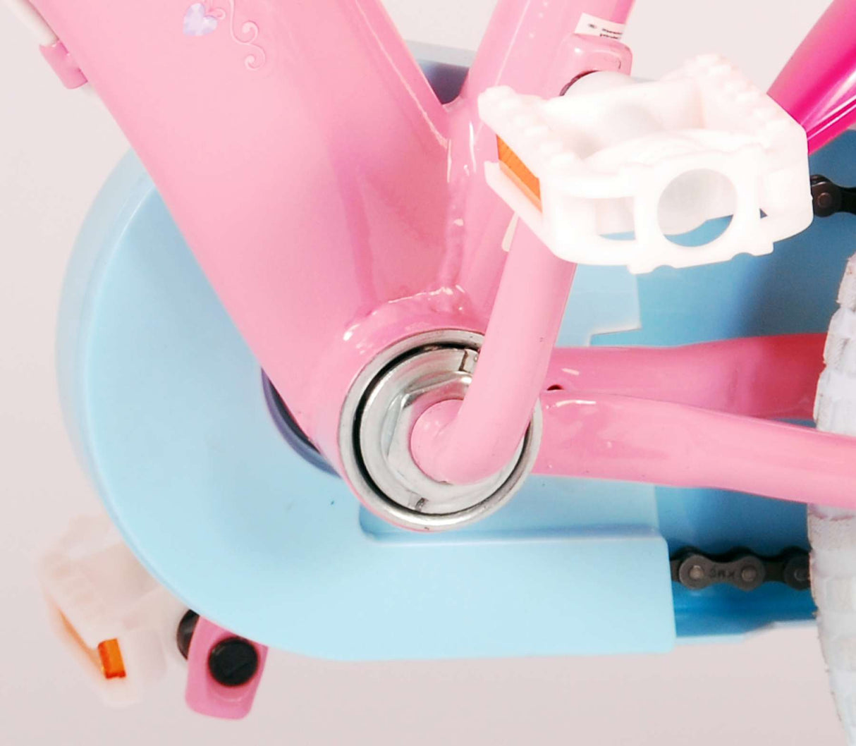 Disney Princess Kinderfahrrad - Mädchen - 14 Zoll - Rosa - Zwei Handbremsen