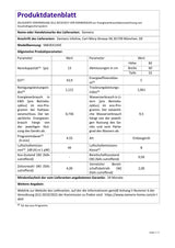 Produktdatenblatt