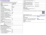 Produktdatenblatt