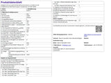 Produktdatenblatt