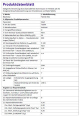 Produktdatenblatt