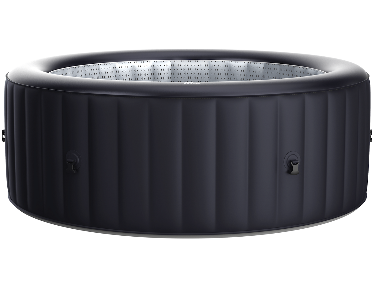 Whirlpool Purehaven Aurora mit Fernbedienung und angschalteter Beleuchtung