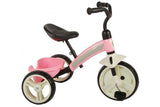 B-WARE - QPlay Elite-Dreirad Rosa - Verstellbarer Sitz, Lenkrad und starke EVA-Räder, faltbar und praktisch, 2-6 Jahren