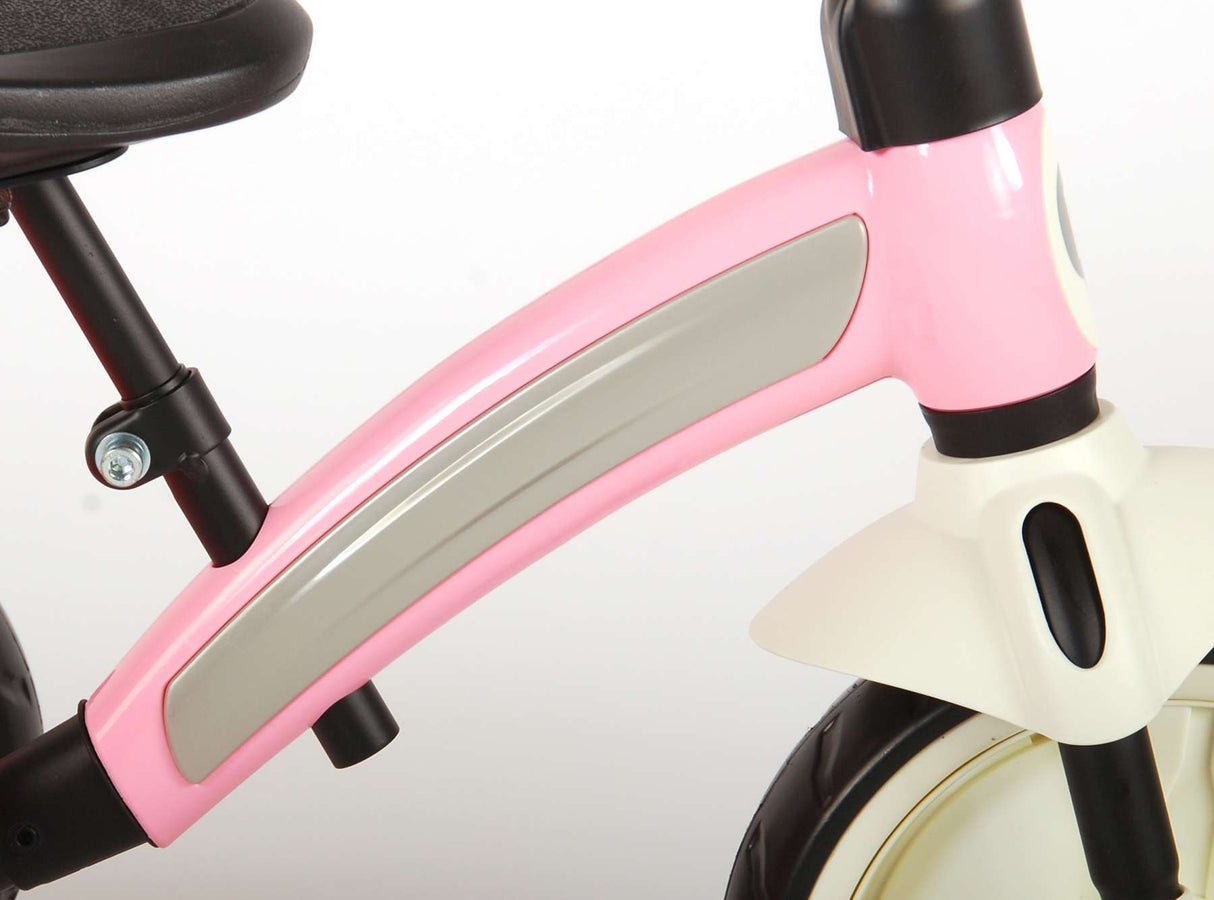 B-WARE - QPlay Elite-Dreirad Rosa - Verstellbarer Sitz, Lenkrad und starke EVA-Räder, faltbar und praktisch, 2-6 Jahren
