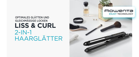 2in1 Haarglätter der sowohl Locken als auch Glätten kann
