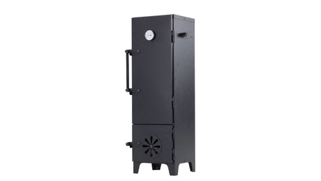 Räucherofen DUO Profilansicht von rechts mit geschlossener Tür