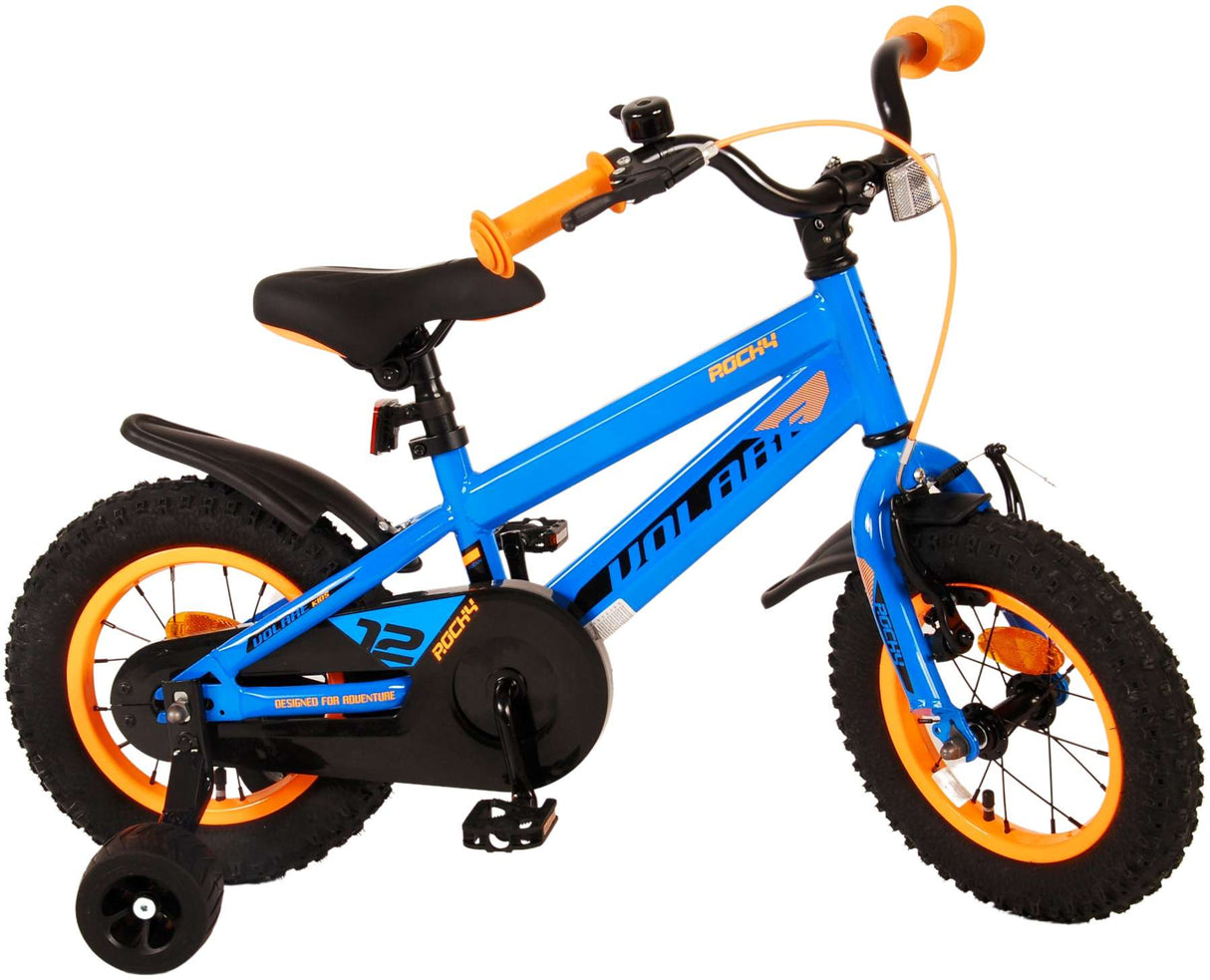 Volare Rocky Kinderfahrrad - Jungen - 12 Zoll - Blau