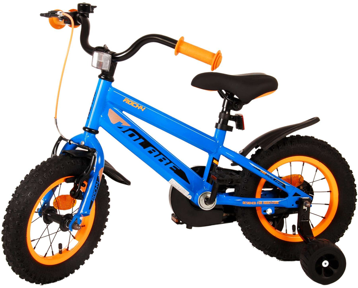 Volare Rocky Kinderfahrrad - Jungen - 12 Zoll - Blau