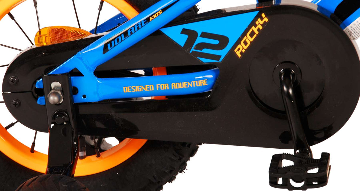 Volare Rocky Kinderfahrrad - Jungen - 12 Zoll - Blau