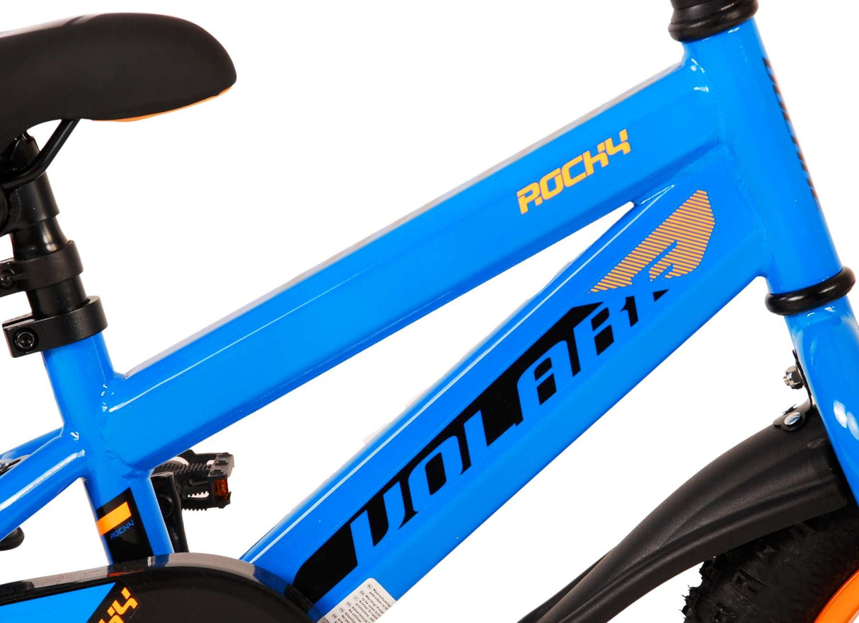 Volare Rocky Kinderfahrrad - Jungen - 12 Zoll - Blau