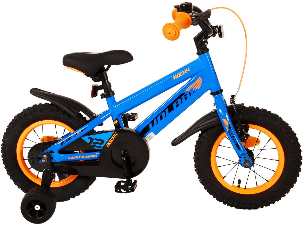 Volare Rocky Kinderfahrrad - Jungen - 12 Zoll - Blau